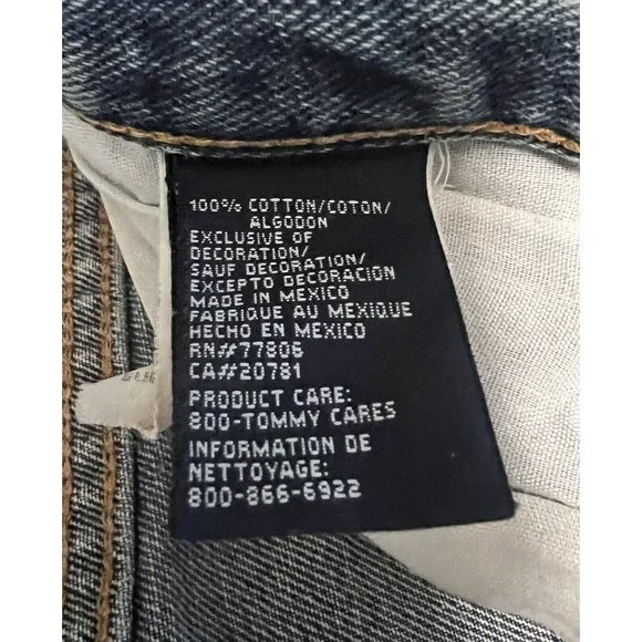 Tommy Hilfiger Mens Jeans Size 32x30 Straight Leg Medium Wash Blue Denim - Picture 4 of 5